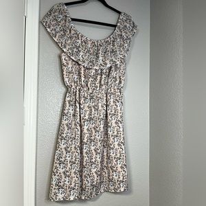 Floral off the shoulder dress
